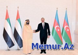 Prezident İlham Əliyev BƏƏ-nin baş nazirini qəbul edib