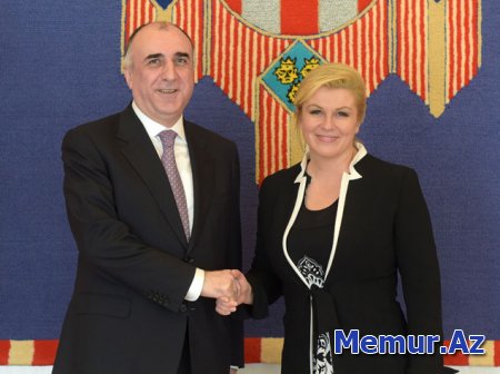 Elmar Məmmədyarov Xorvatiyanın prezidenti ilə görüşüb