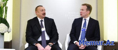 İlham Əliyev Davosda mühüm görüşlər keçirib