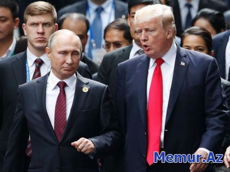 Putin Trampı təriflədi