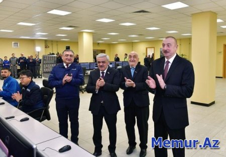 İlham Əliyev “SOCAR karbamid” zavodunun açılışında