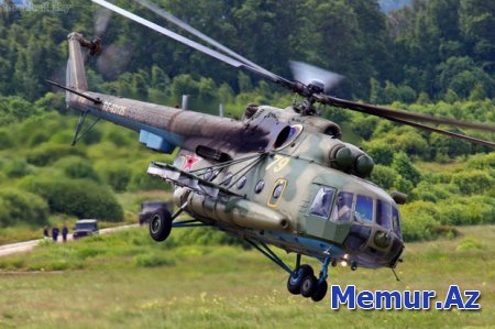 Rusiya Müdafiə Nazirliyinin helikopteri qəzaya uğradı
