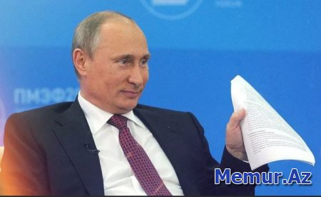 Putin dünya ölkələrinə sülh ismarıcı göndərdi