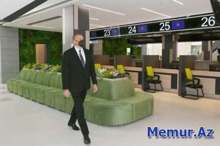 İlham Əliyev Bakıda yeni DOST mərkəzinin açılışında