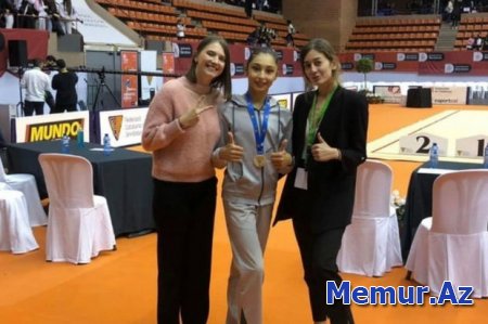 Azərbaycan gimnastı İspaniyada gümüş medal qazanıb