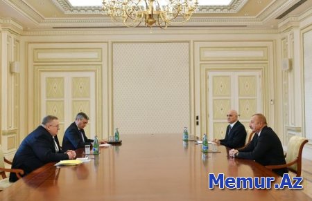 İlham Əliyev Rusiya Federasiyasının Baş nazirinin müavinini qəbul edib