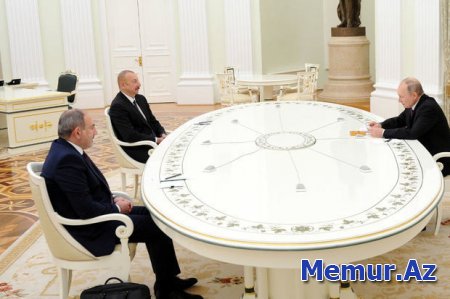 Bu gün İlham Əliyev, Vladimir Putin və Nikol Paşinyan arasında üçtərəfli görüş olacaq