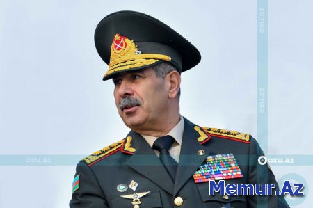 Zakir Həsənov pakistanlı generalla hərbi əməkdaşlıq məsələsini müzakirə etdi
