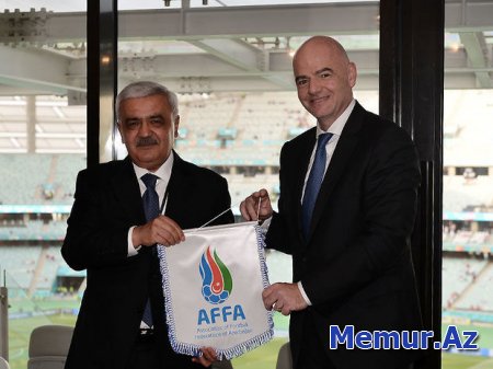 FIFA prezidenti Rövnəq Abdullayevdən “Qarabağ”a təbrikini çatdırmasını xahiş etdi 