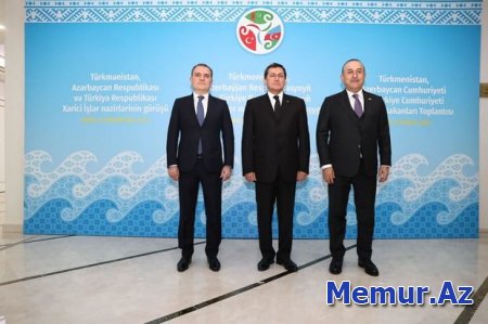 Azərbaycan, Türkiyə və Türkmənistan XİN başçılarının görüşü başladı