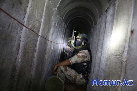 İsrail ordusu HƏMAS-ın yeraltı tunellərini bombalayır