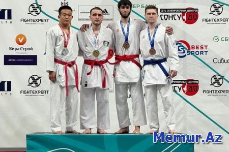 Azərbaycan karateçiləri beynəlxalq turnirdə dörd medal qazanıblar
