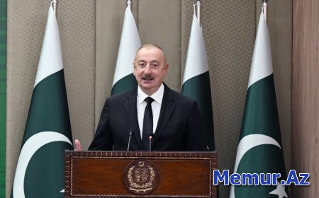 Prezident İlham Əliyev: Azərbaycan və Pakistan istənilən beynəlxalq məsələdə bir-birini dəstəkləyir