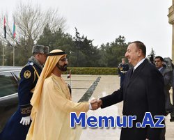Prezident İlham Əliyev BƏƏ-nin baş nazirini qəbul edib
