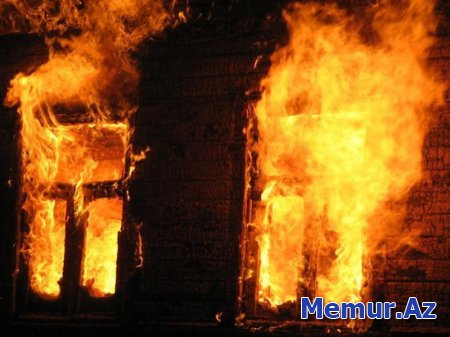 6-otaqlı ev yandı
