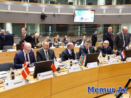 Prezident İlham Əliyev Brüsseldə Avropa İttifaqının Şərq Tərəfdaşlığı Sammitində iştirak edib - FOTO