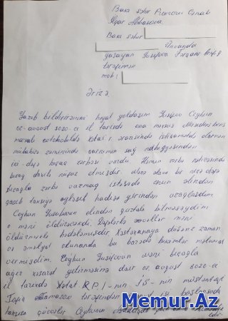 Vəkil Ceyhun Yusifov ifşa edildi - Həyat yoldaşının onun barəsində ŞOK şikayət ərizəsi üzə cixdi - FOTO