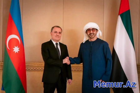Azərbaycan və BƏƏ XİN rəhbərləri Əbu-Dabidə strateji tərəfdaşlığı müzakirə ediblər