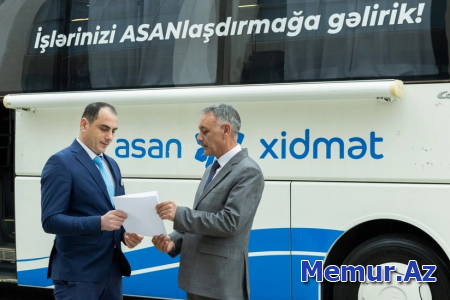 Səyyar ASAN xidmət Ağdaşda fəaliyyətə başlayıb
