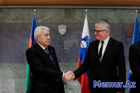 Azərbaycan–Sloveniya parlamentlərarası əlaqələri müzakirə olunub