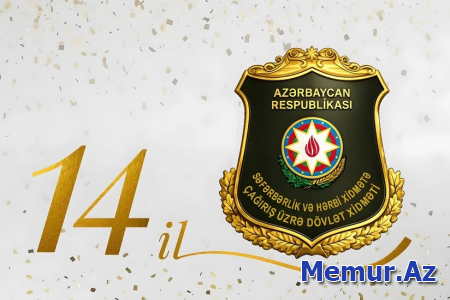 Səfərbərlik və Hərbi Xidmətə Çağırış üzrə Dövlət Xidmətinin yaradılmasından 14 il ötür