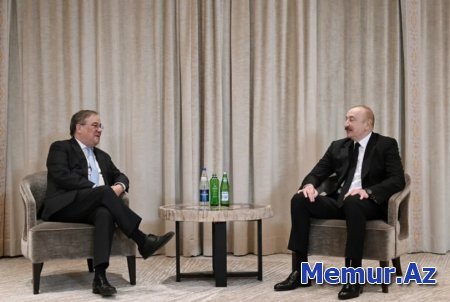 İlham Əliyev Münxendə Bundestaqın xarici siyasət komitəsinin sədri ilə görüşüb