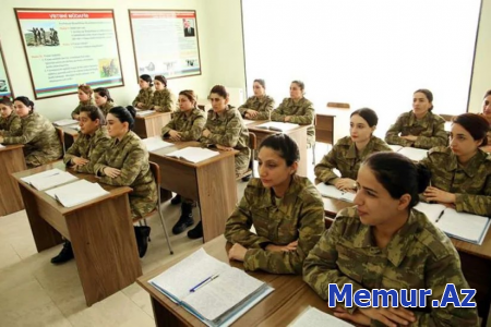 Azərbaycanda qadın hərbçilər üçün MAXE müddəti 3 ildən 6 ayadək azaldılır