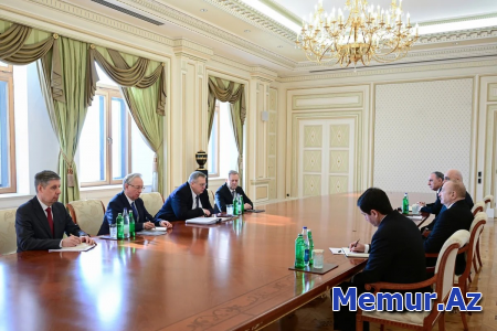 İlham Əliyev Rusiya Hökuməti Sədrinin müavinini qəbul edib
