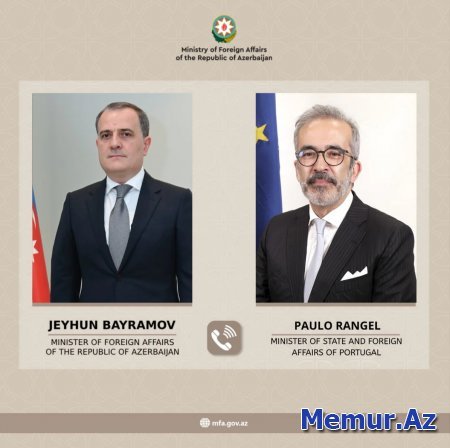 Ceyhun Bayramov portuqaliyalı həmkarı ilə Yaxın Şərqdəki müharibə fonunda riskləri müzakirə ediblər