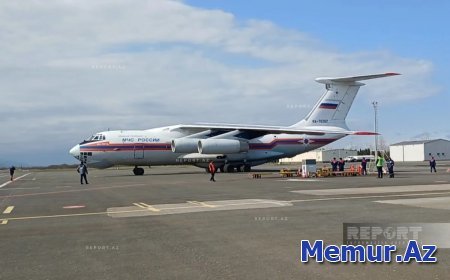 İrana humanitar yardım aparan Rusiya təyyarəsi Lənkəranda eniş edib