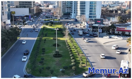 AYNA: Bakının Tbilisi prospektində "cib" tipli zolaqlar salınacaq