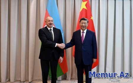Çin Sədri lham Əliyevi təbrik etdi