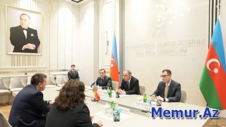 Kamran Əliyev Türkiyə Ədliyyə nazirinin müavini Can Tuncayla görüşdü