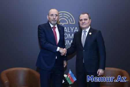 Azərbaycan və İordaniya arasında Yaxın Şərqdəki vəziyyət müzakirə olunub