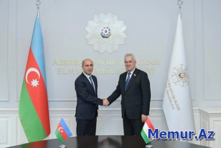 Azərbaycanla Tacikistanın elm və təhsil sahəsində əməkdaşlığı müzakirə olunub