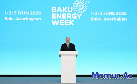 İlham Əliyev Bakı 31-ci "Baku Energy Forum"un rəsmi açılış mərasimində iştirak edir
