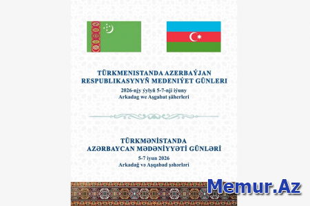 Türkmənistanda Azərbaycan Mədəniyyəti Günləri başlayır