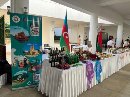 AŞQABADDA BMT GÜNÜ MÜNASİBƏTİLƏ AZƏRBAYCAN XÜSUSİ STENDLƏ TƏMSİL OLUNUB
